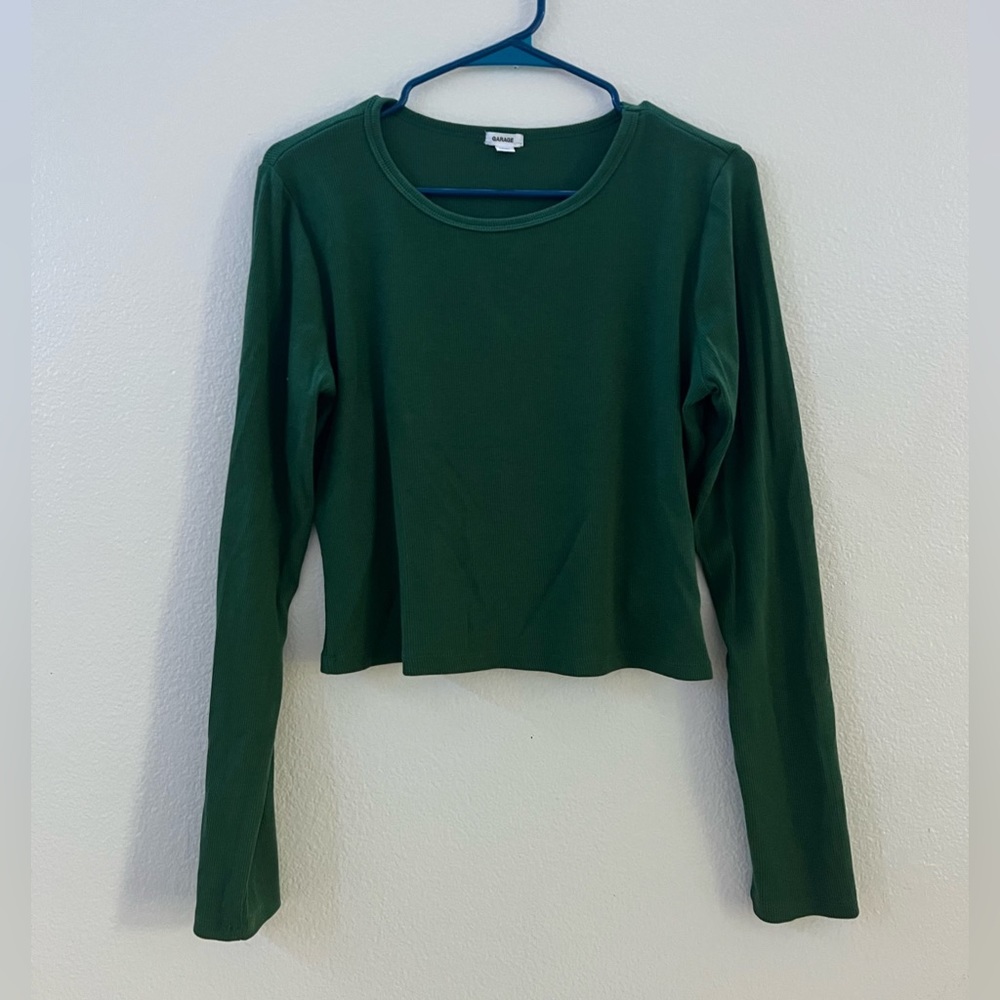GARAGE Green Long Sleeve T-shirt, size XL